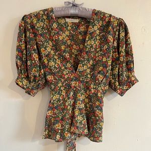 Dôen Silk Crêpe De Chine Yana Top / Excellent Used Condition